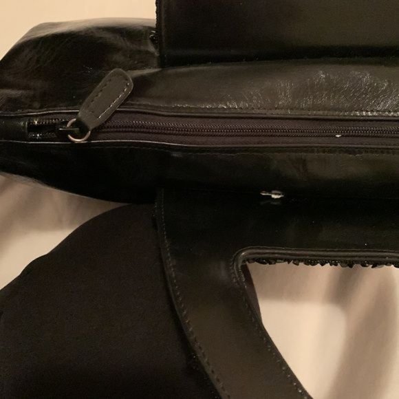 Brand New Beaded Leather Handbag From Spain - Picture 4 of 5